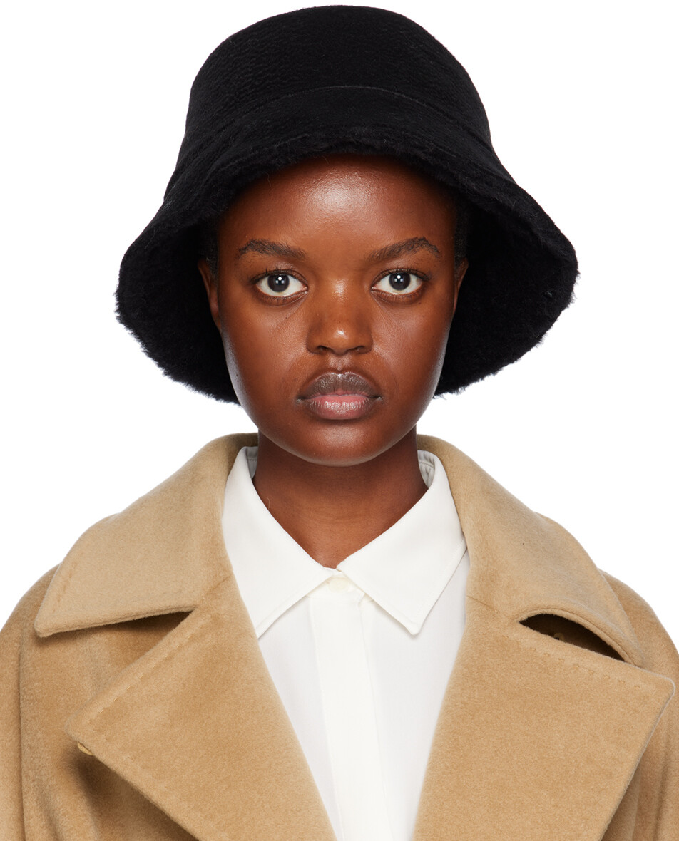 

Черная двусторонняя шляпа Fiducia Max Mara