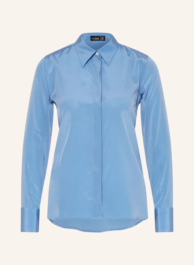 Блузка-рубашка tati из шелка Van Laack, синий