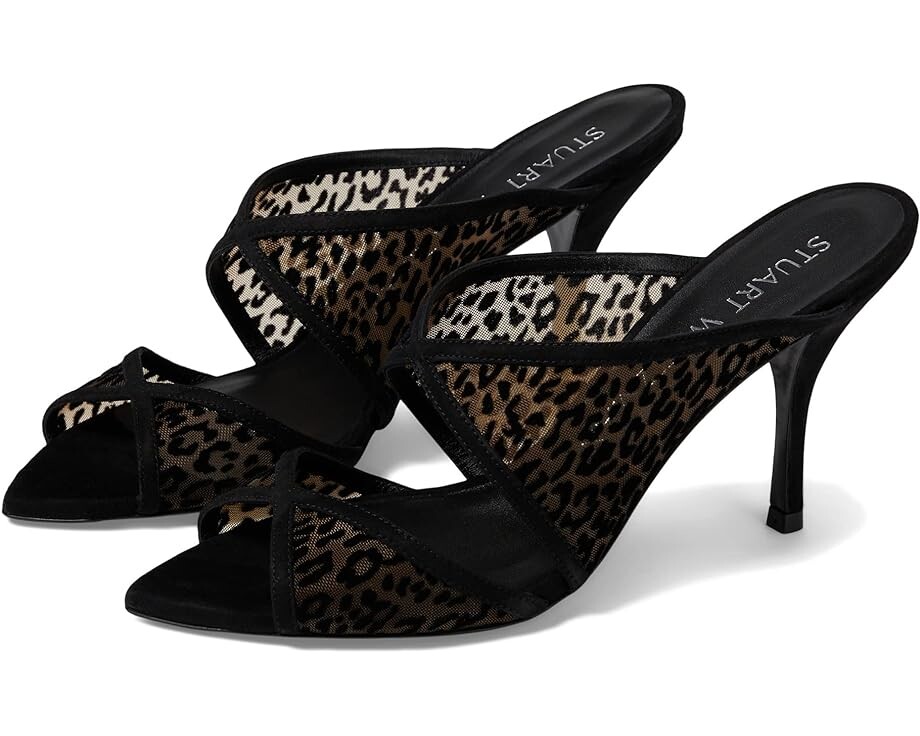 

Туфли Stuart Weitzman Noche 85 Slide, черный