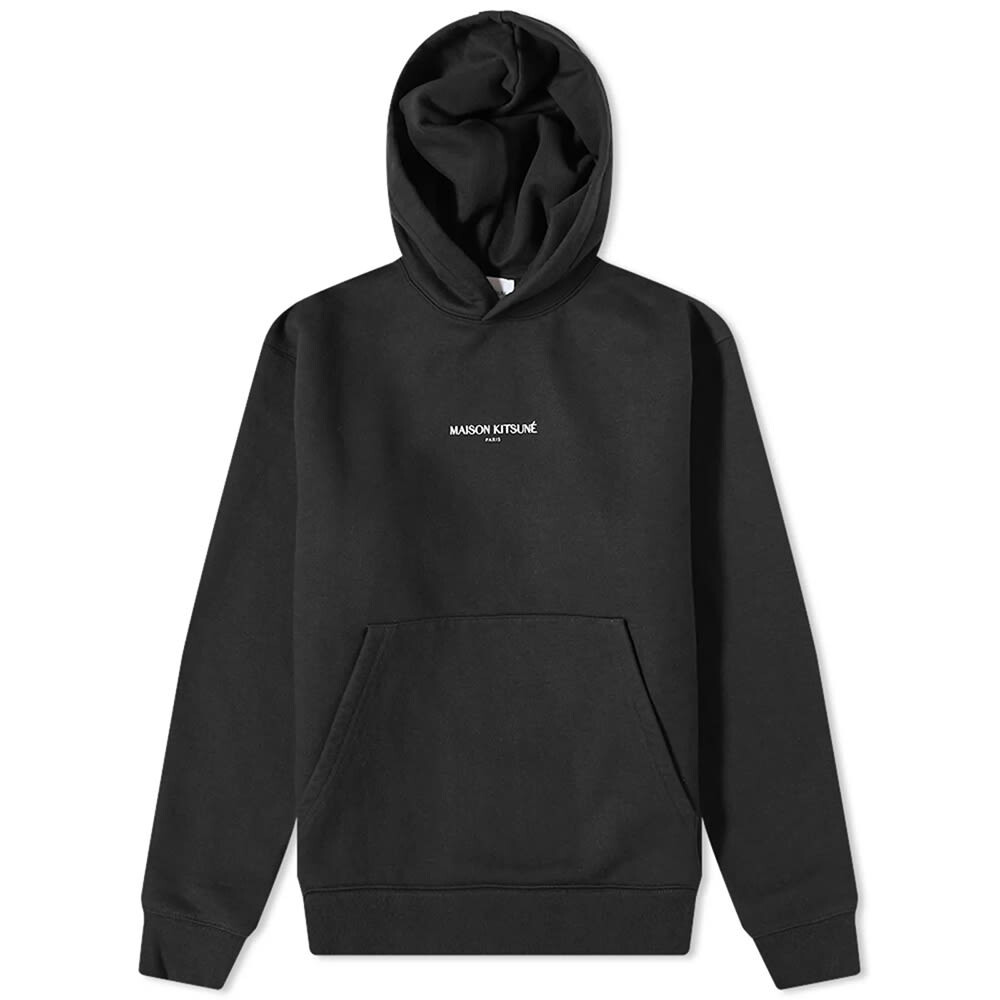 

Толстовка с вышивкой Maison Kitsune, черный