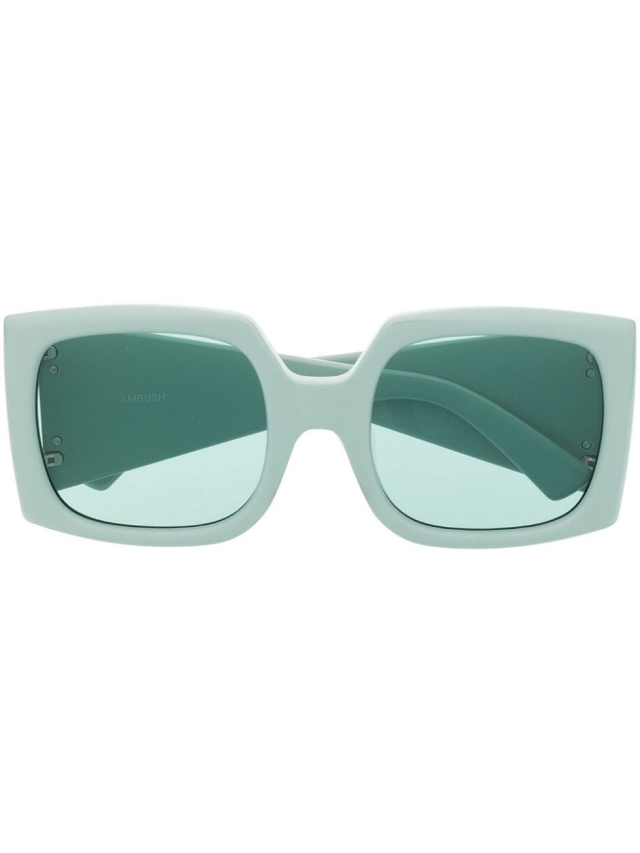 

AMBUSH Fhonix oversize-frame sunglasses, зеленый