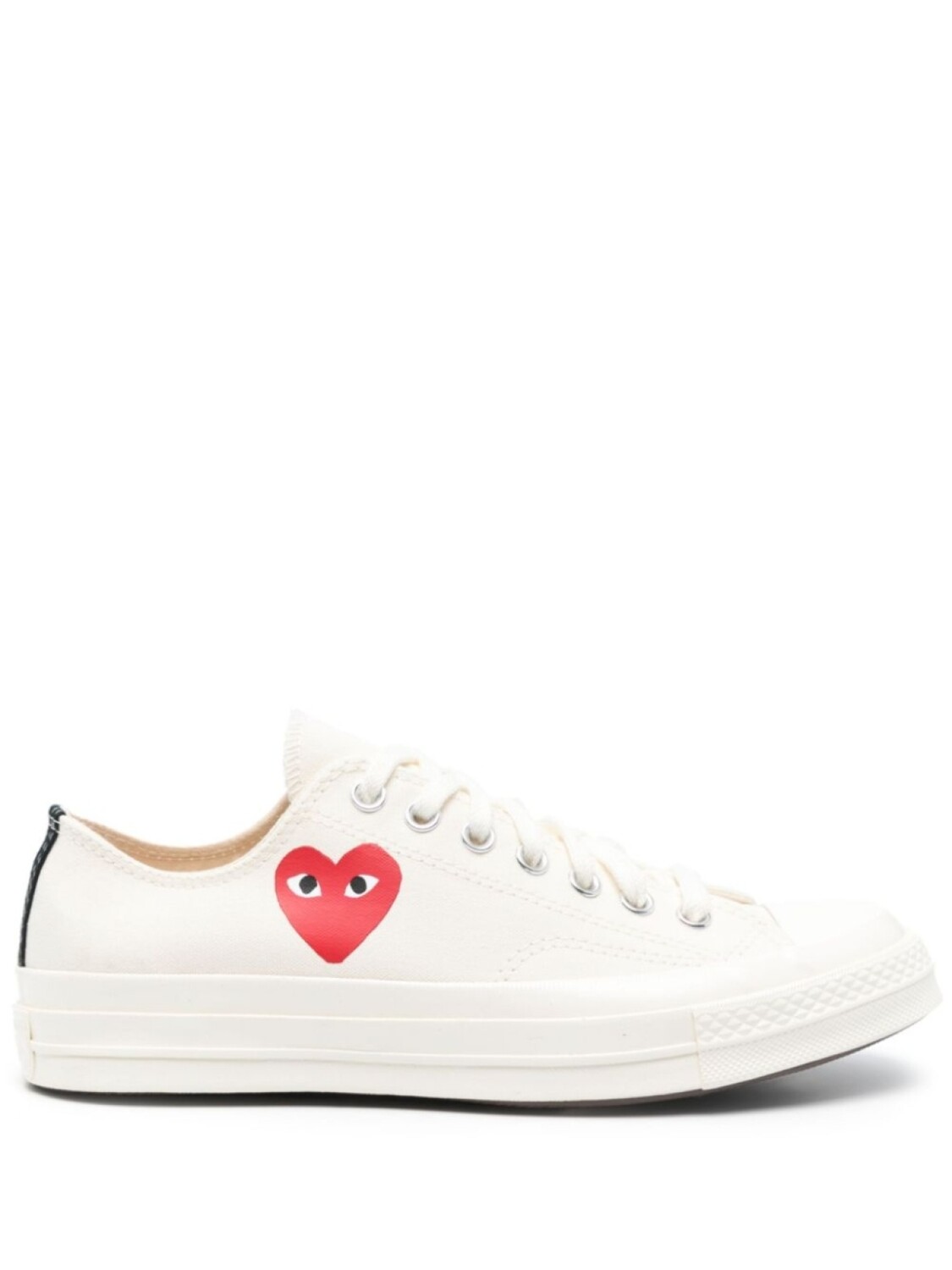 

X Converse Low-Top кеды Small Red Heart Comme Des Garçons Play, белый