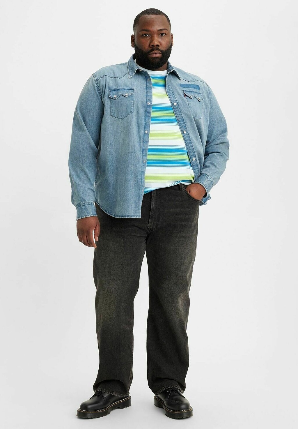 

Джинсы прямого кроя Levi's 551Z Straight B&T Z0864 Medium, полуночные впечатления