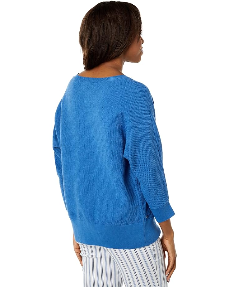 Свитер Lisette L Montreal Ellie Organic Cotton Front Pocket Sweater, индиго свитер lisette l montreal ellie organic cotton mock neck sweater цвет heather grey