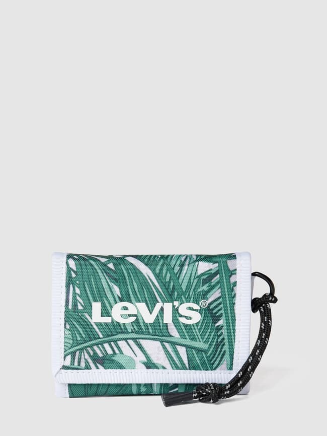 

Кошелек со сплошным узором Levi's, зеленый