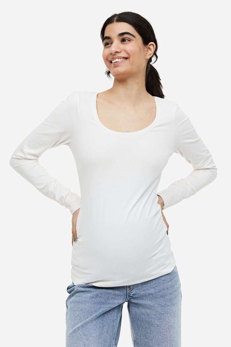 

MAMA Хлопковый топ из двух частей H&M