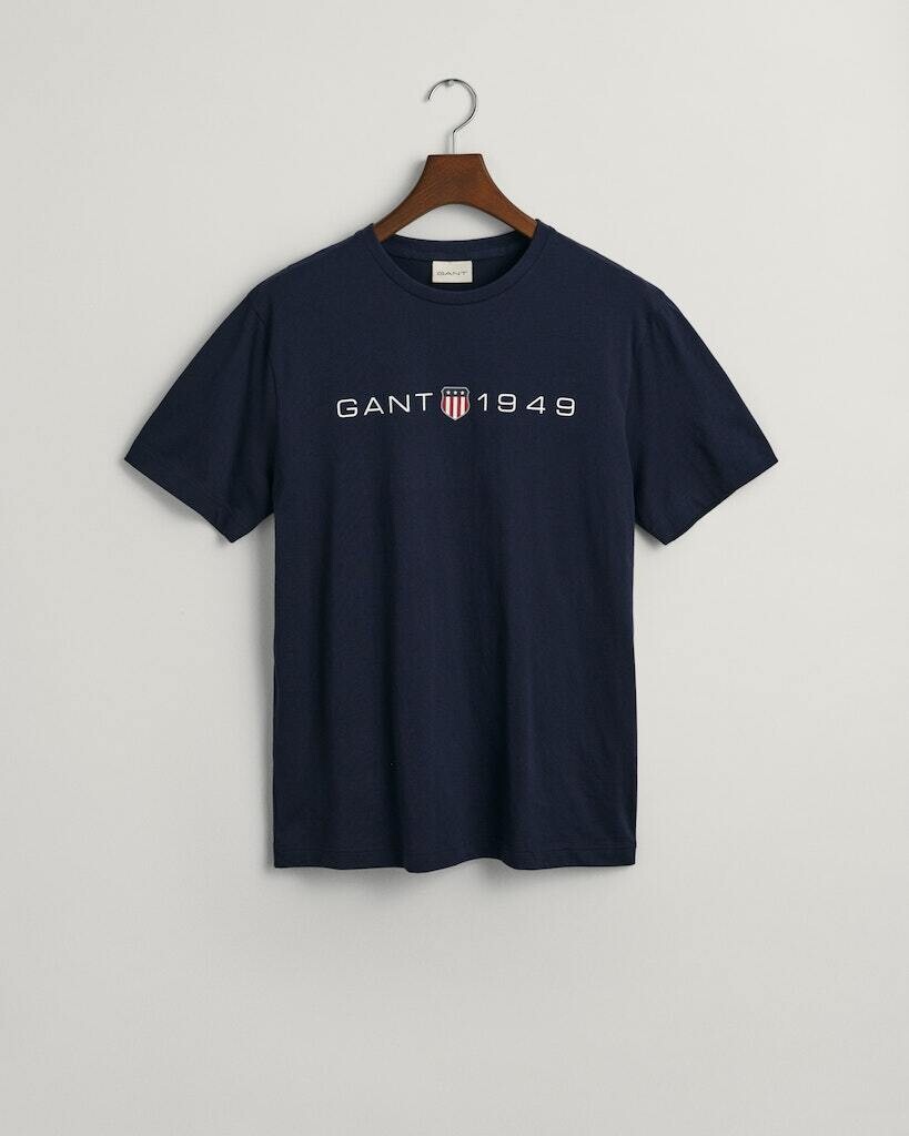 

Футболка Gant, цвет evening blue