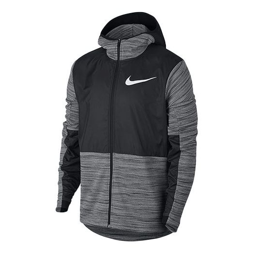 Куртка Nike Full-length zipper Cardigan Basketball Hooded Jacket Black, черный
