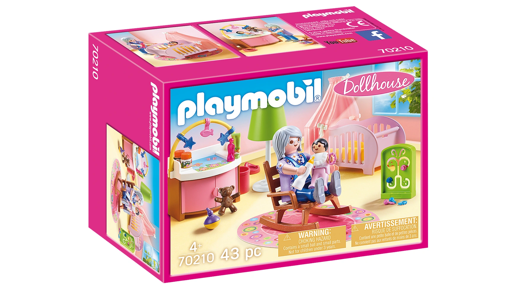 Кукольный домик детская комната Playmobil