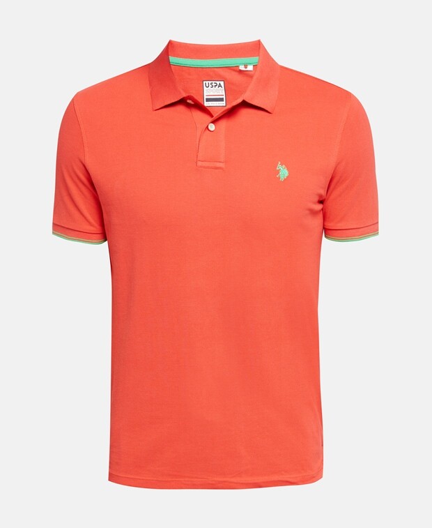 

Рубашка поло U.S. Polo Assn., светло-оранжевый