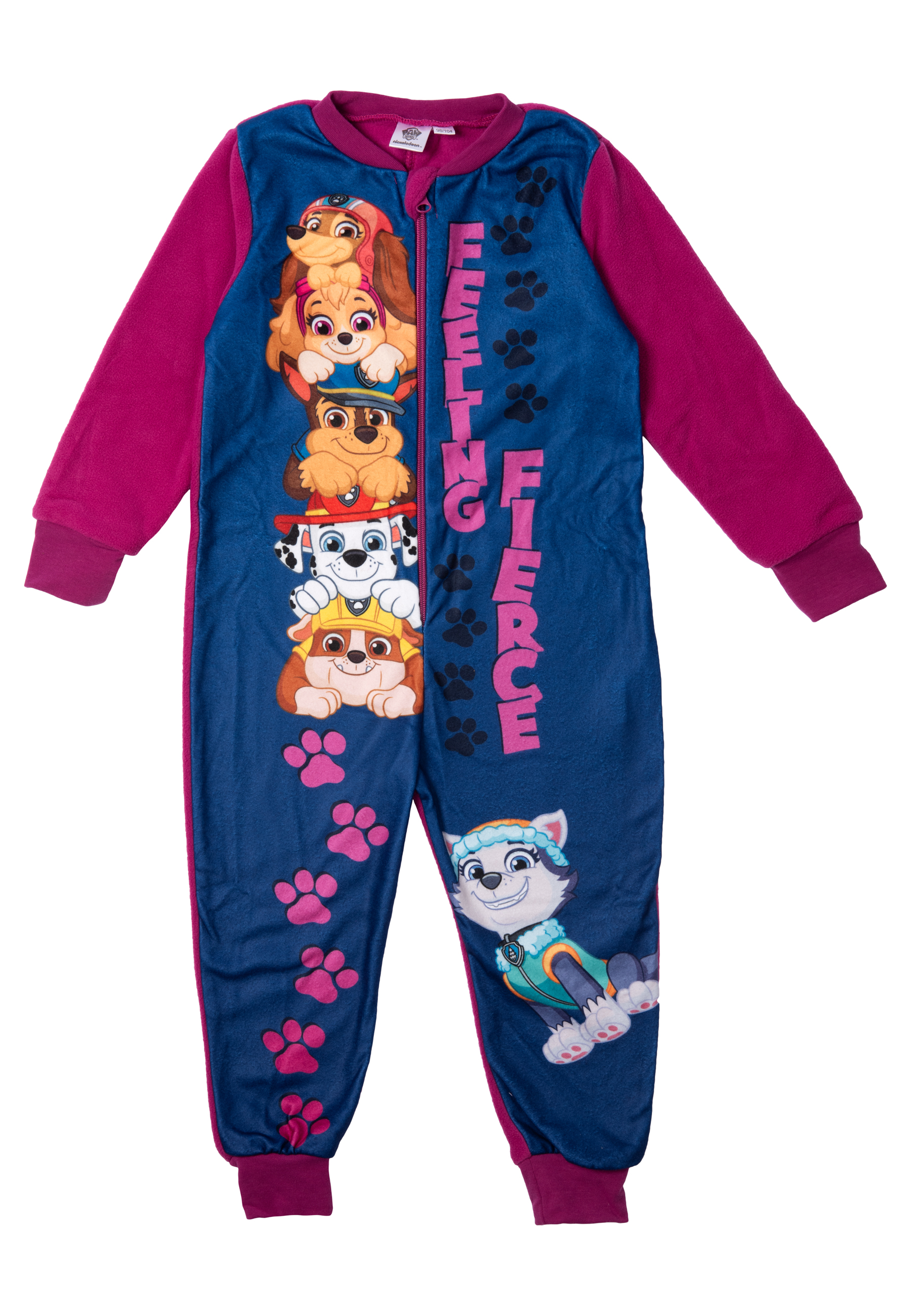 Комбинезон United Labels Paw Patrol Overall Pyjama Schlafanzug langarm, розовый