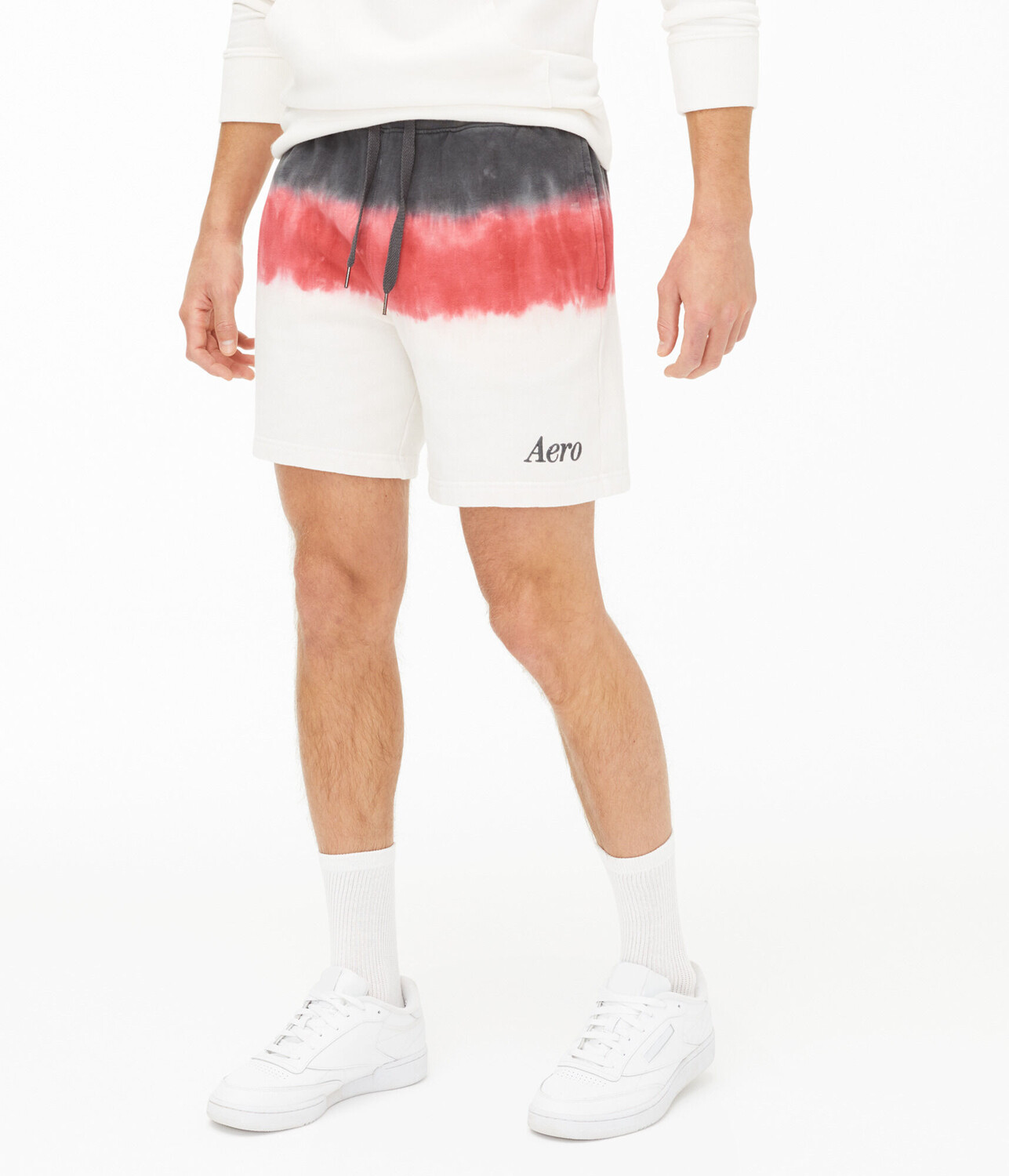 

Флисовые шорты с логотипом Aero Aeropostale, красный