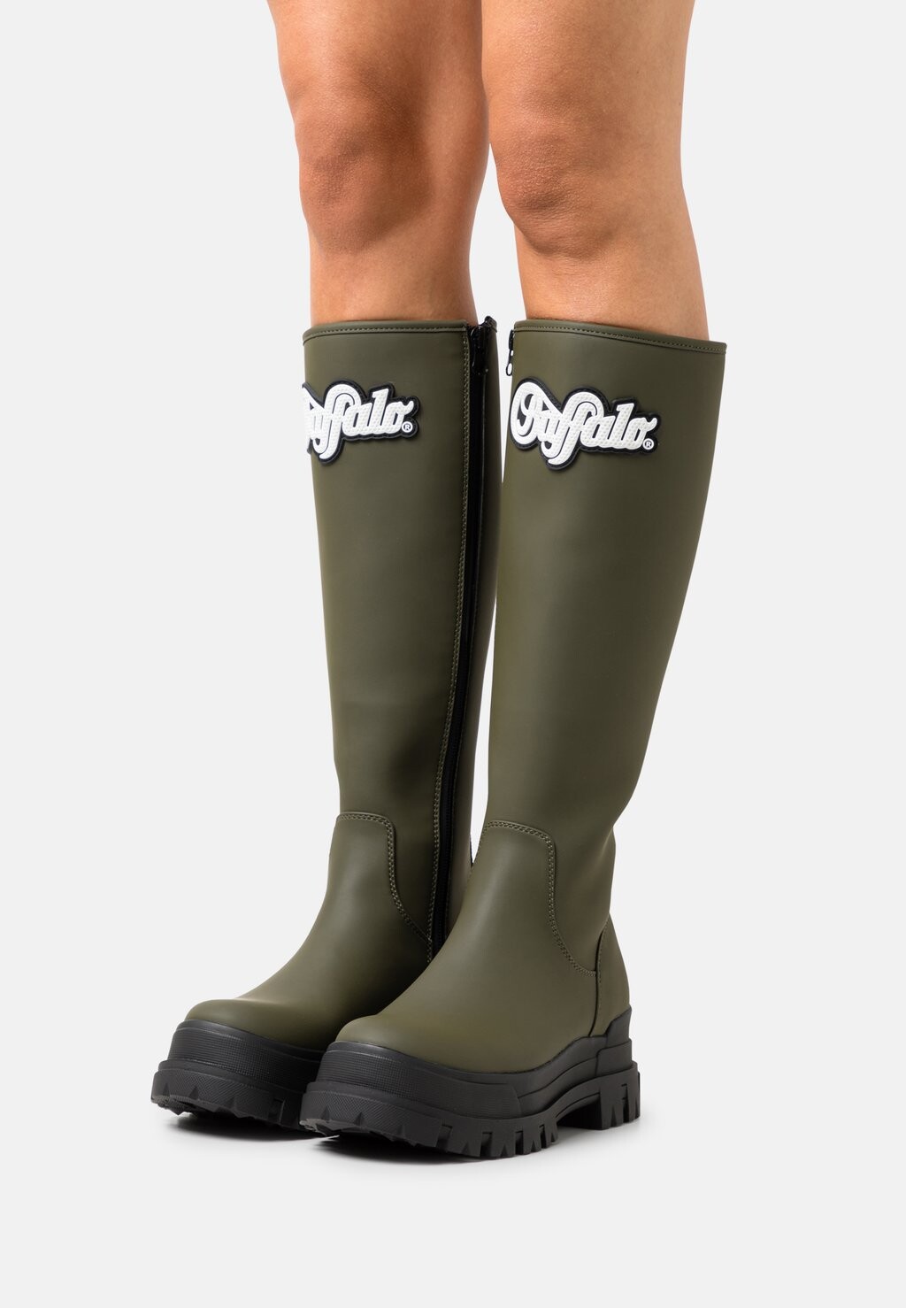 

Водонепроницаемые ботинки Buffalo VEGAN ASPHA RAIN HI, хаки