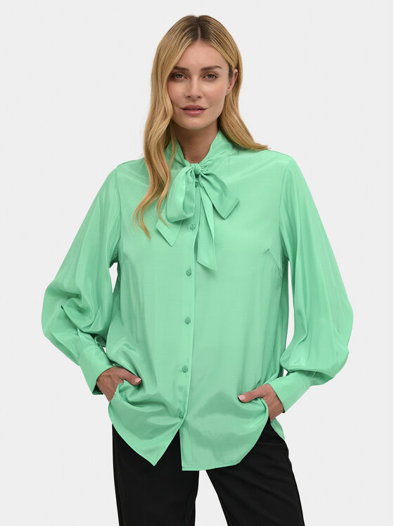 Рубашка стандартного кроя Kaffe, зеленый