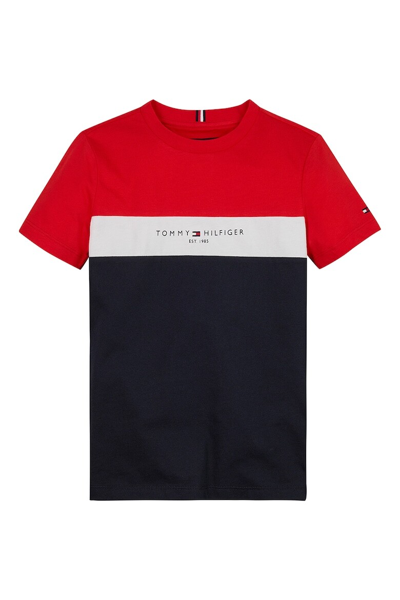 

Хлопковая футболка с логотипом Tommy Hilfiger, красный