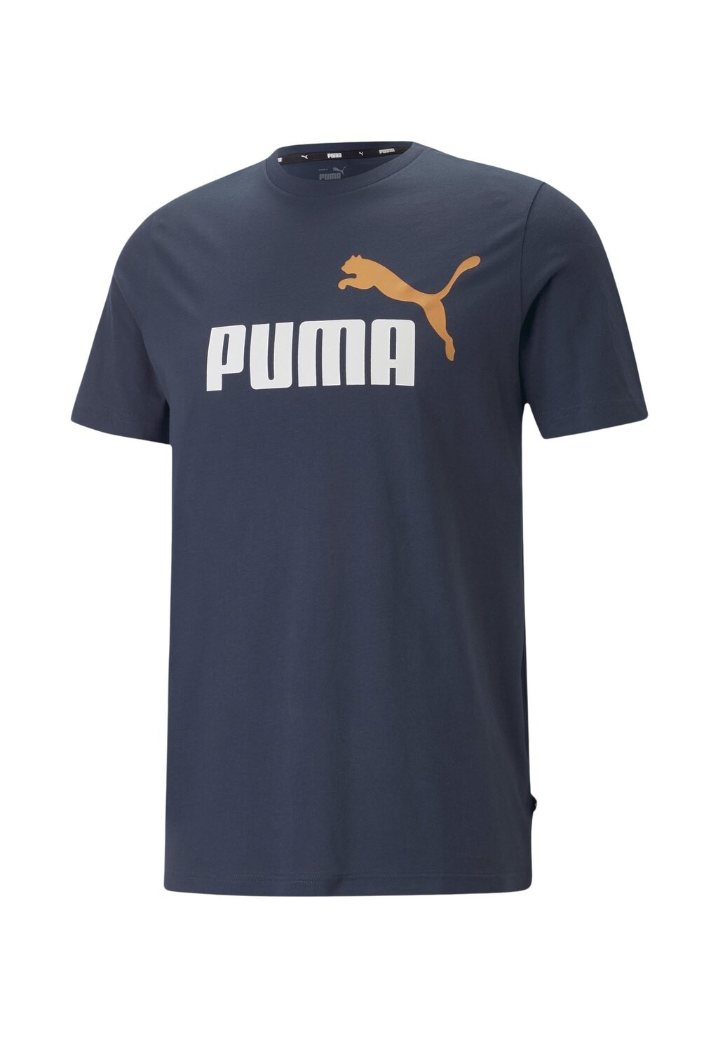 

Футболка с принтом Puma, темно-синий