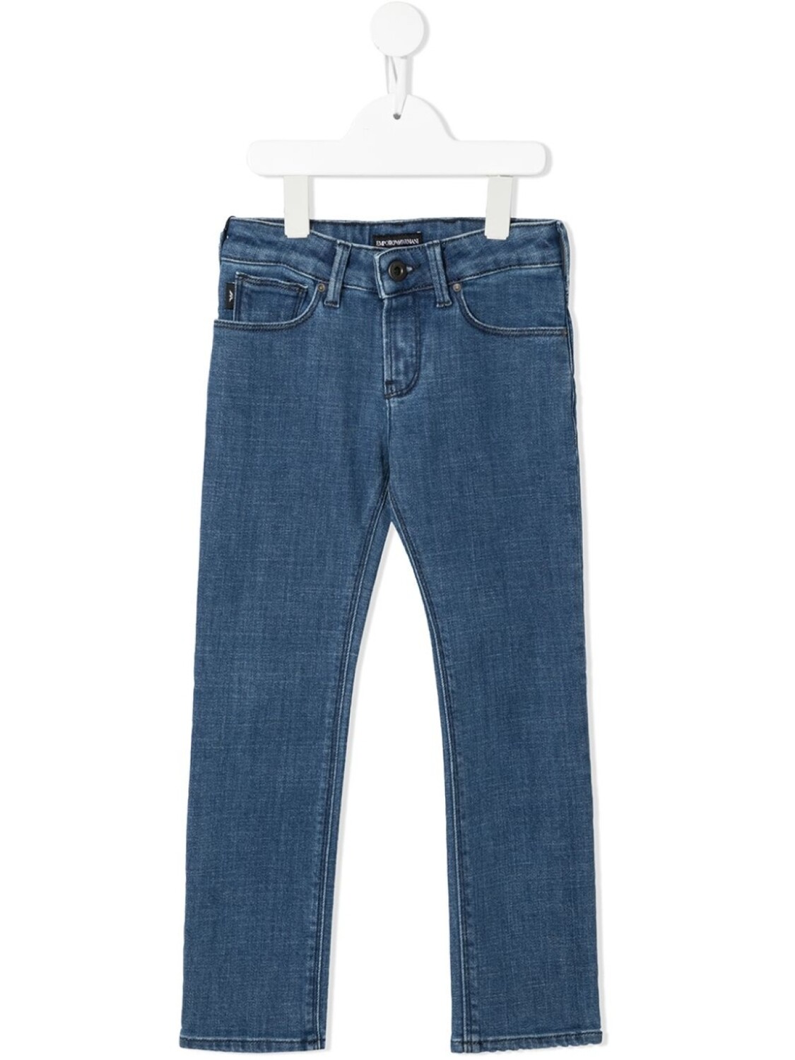 

Джинсы кроя слим Emporio Armani Kids, синий