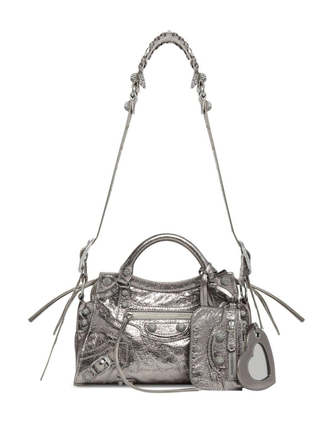 

Balenciaga сумка-тоут Neo Cagole XS, серебристый