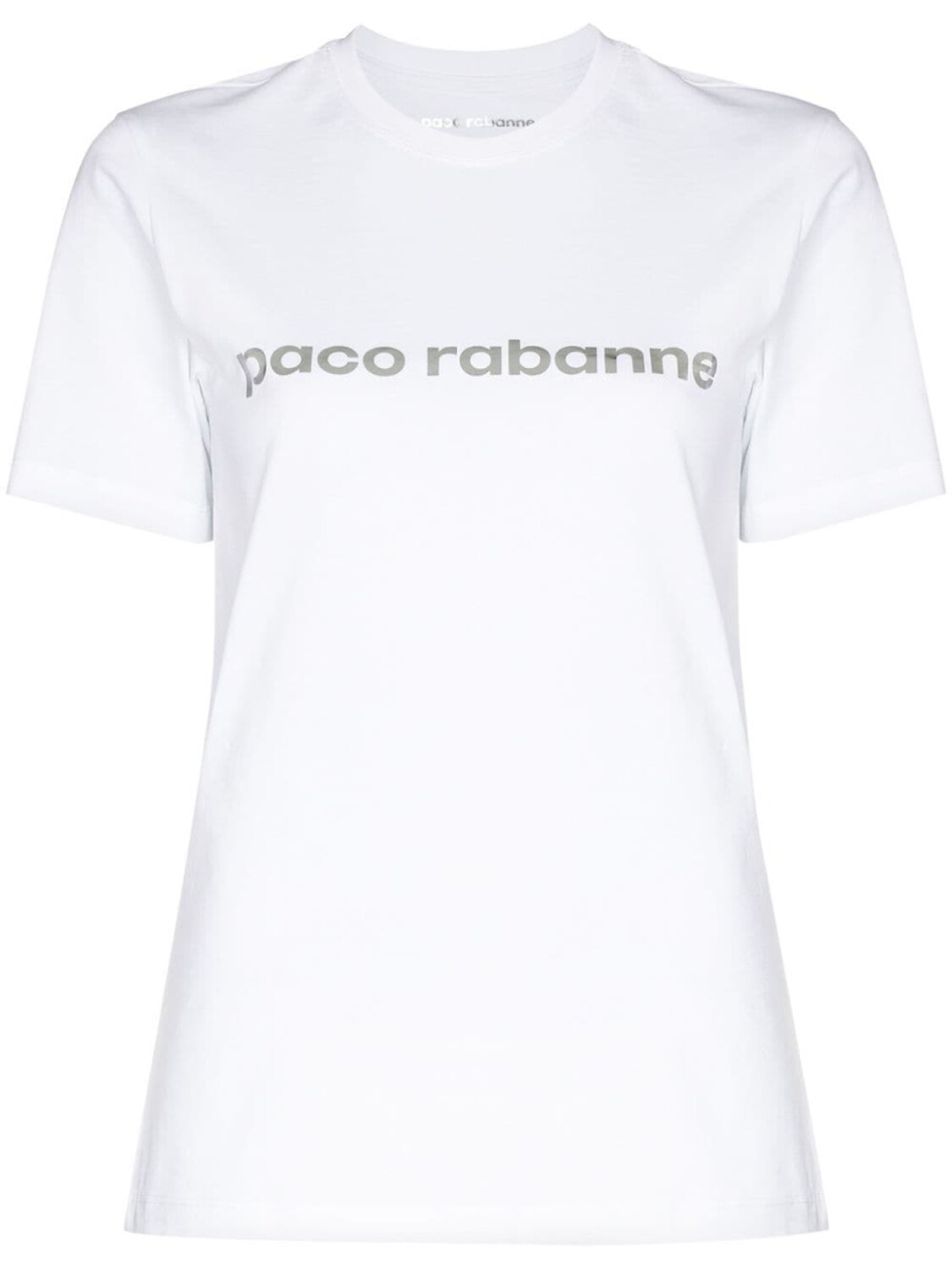 

Rabanne футболка с логотипом, белый