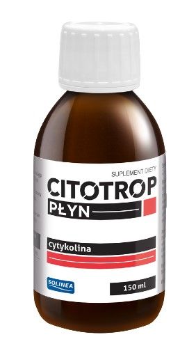 Препарат, поддерживающий нервную систему Citotrop Płyn, 150 мл цитиколин р р для в в и в м введ 250мг мл 4мл 5