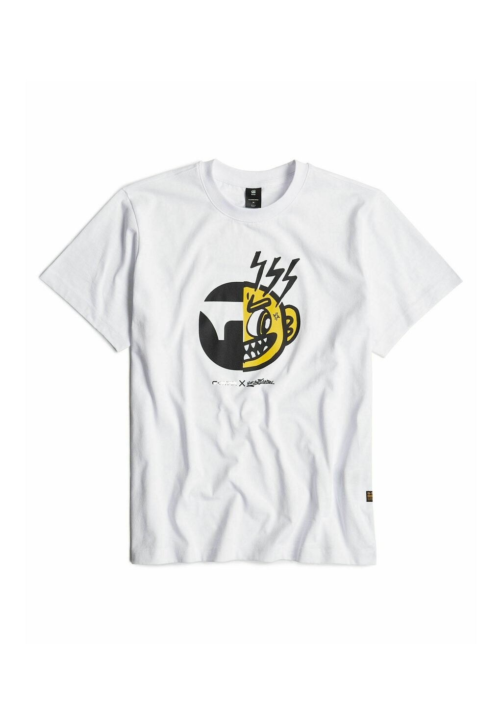 

Футболка с принтом UNISEX FACE CARTOON G-STAR, белый