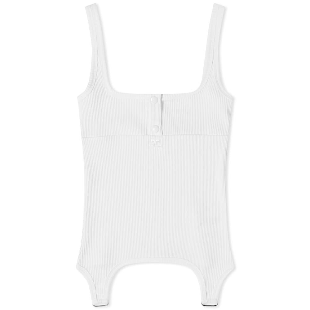 

Майка в рубчик Courrèges 90-х годов, белый