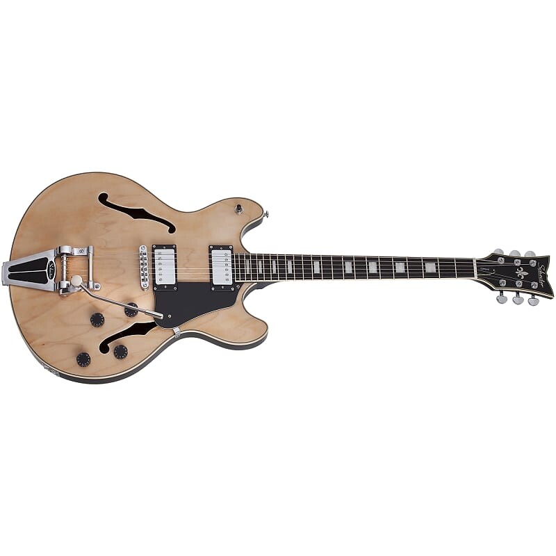 

Электрогитара Schecter Corsair Gloss Natural GNAT Semi-Hollow Electric Guitar Gloss NAMM Display - NEW