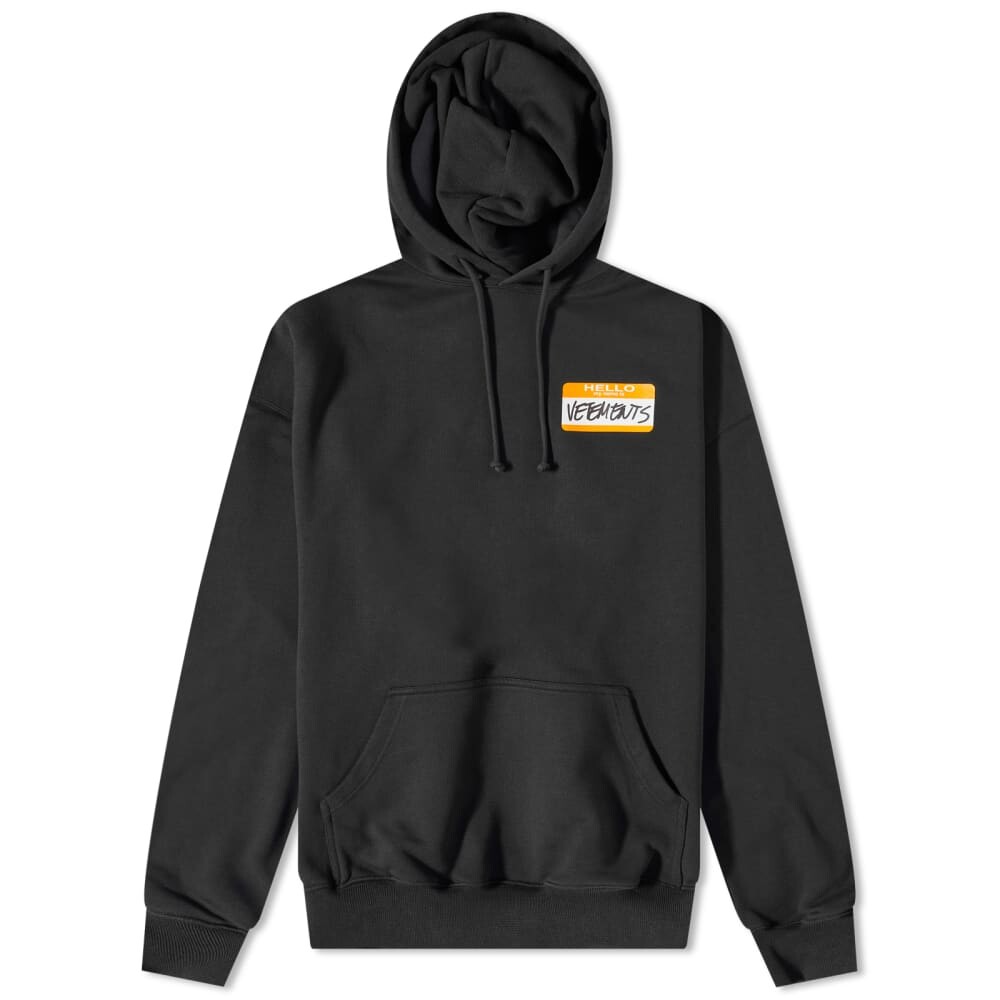 

Vetements Худи My Name is Vetements, черный
