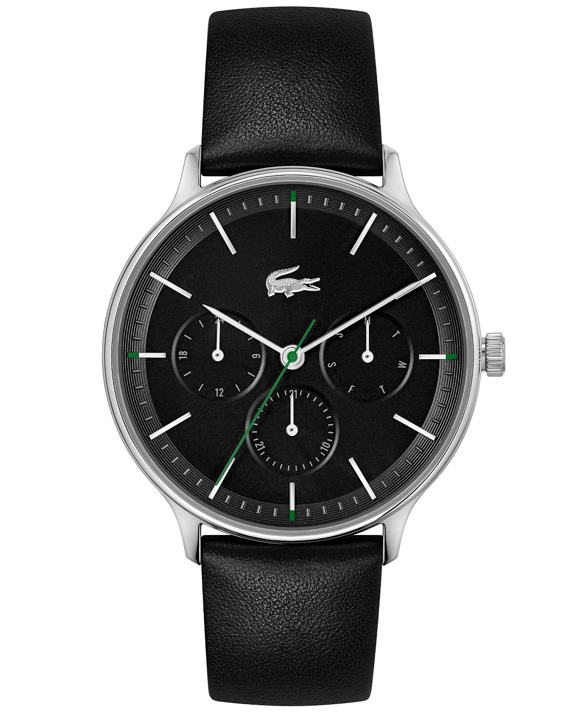 

Мужские часы Lacoste Club с черным ремешком Apple Peel, 42 мм