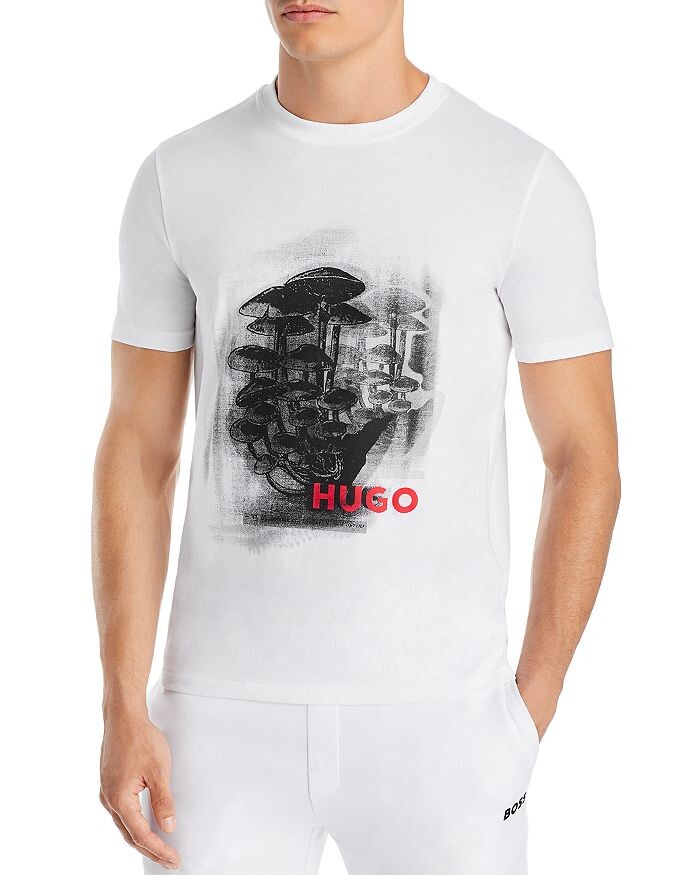 

Футболка с короткими рукавами Dauerno с графическим принтом HUGO