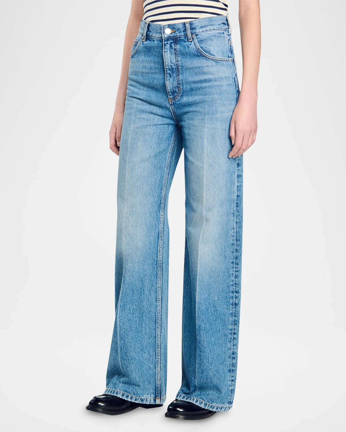 

Прямые джинсы Tyler Sandro, цвет Blue Jean