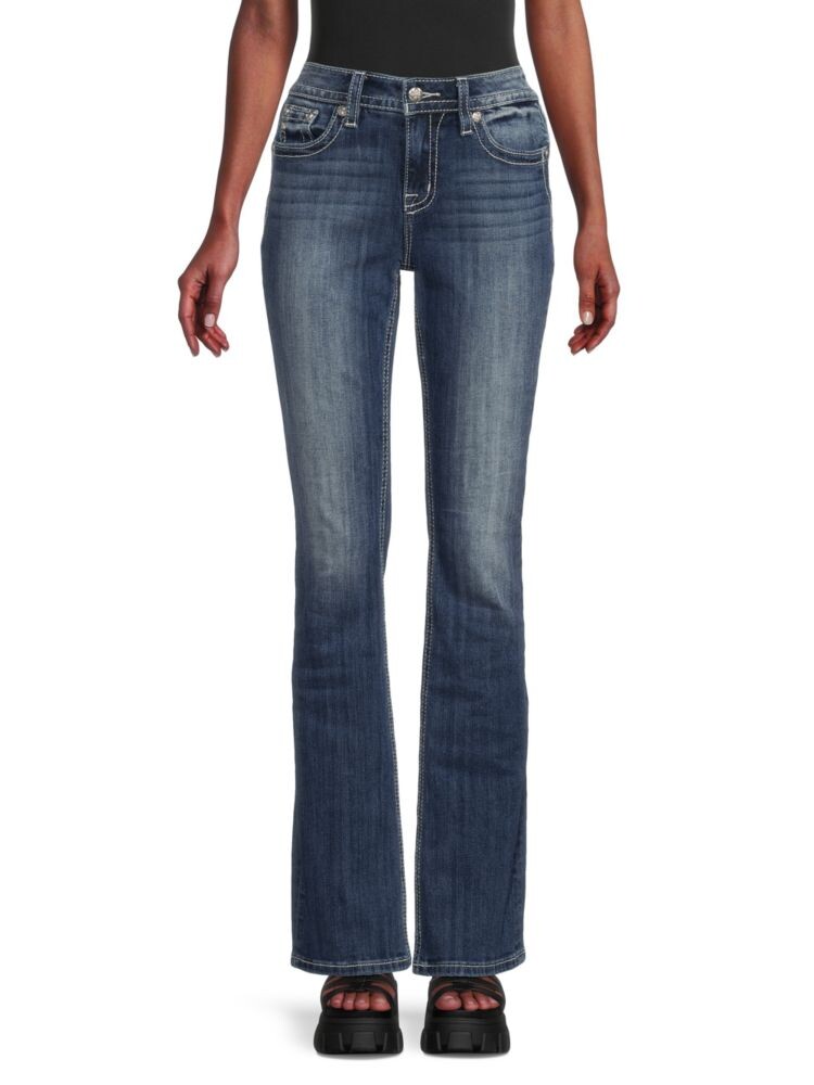 

Темные джинсы Bootcut со средней посадкой Miss Me, цвет Medium Dark Blue