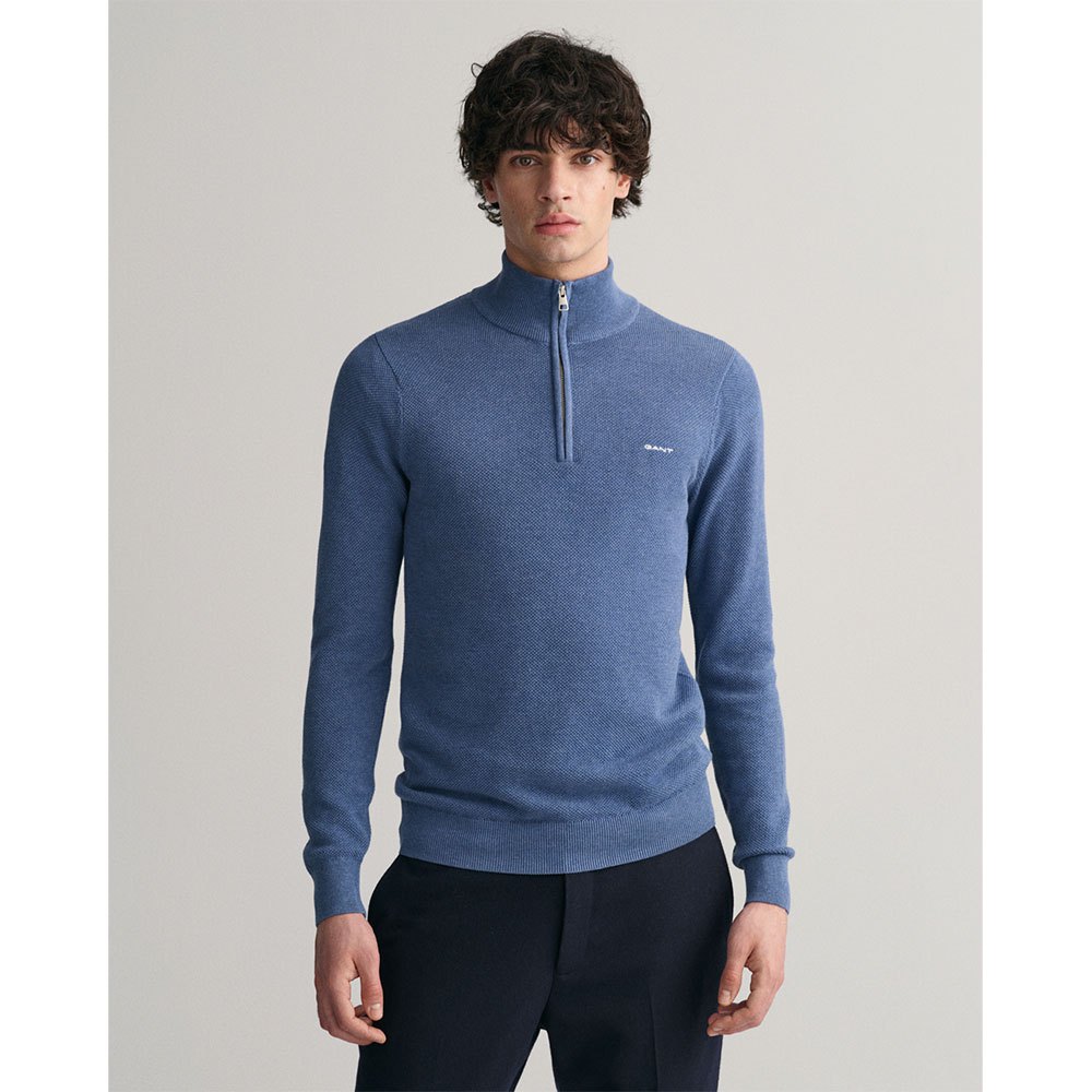 Свитер Gant 8040523 Half Zip, синий свитер gant casual half zip синий