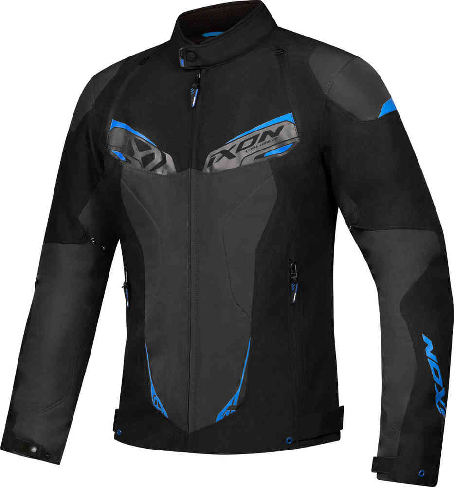 Водонепроницаемая мотоциклетная текстильная куртка Caliber Ixon, черный/антрацит/синий 2021 новый продукт f1 формула один гоночный костюм куртка спортивная толстовка один и тот же стиль под заказ