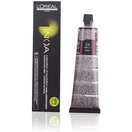 

Inoa 5.12 Светло-коричневая краска для волос Ash Irise, 60 мл, L'Oreal
