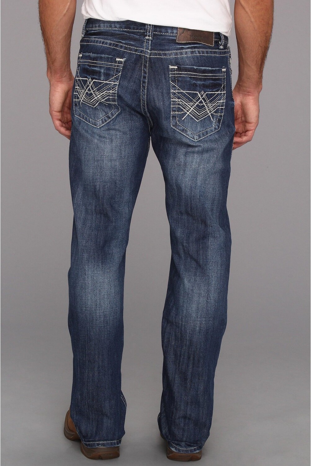 

Джинсы Rock and Roll Cowboy Mens Double Barrel Relax, цвет Medium Wash