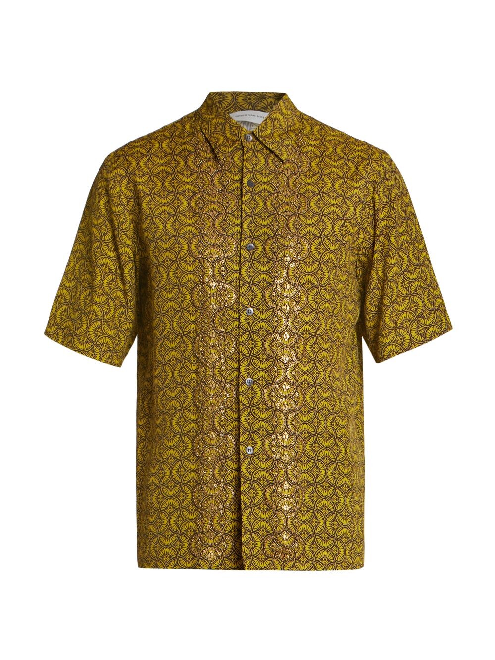 

Украшенная рубашка Clasen Dries Van Noten, желтый