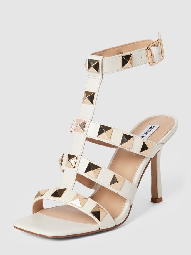 

Сандалии с заклепками модель "CAPRI" Steve Madden, молочный