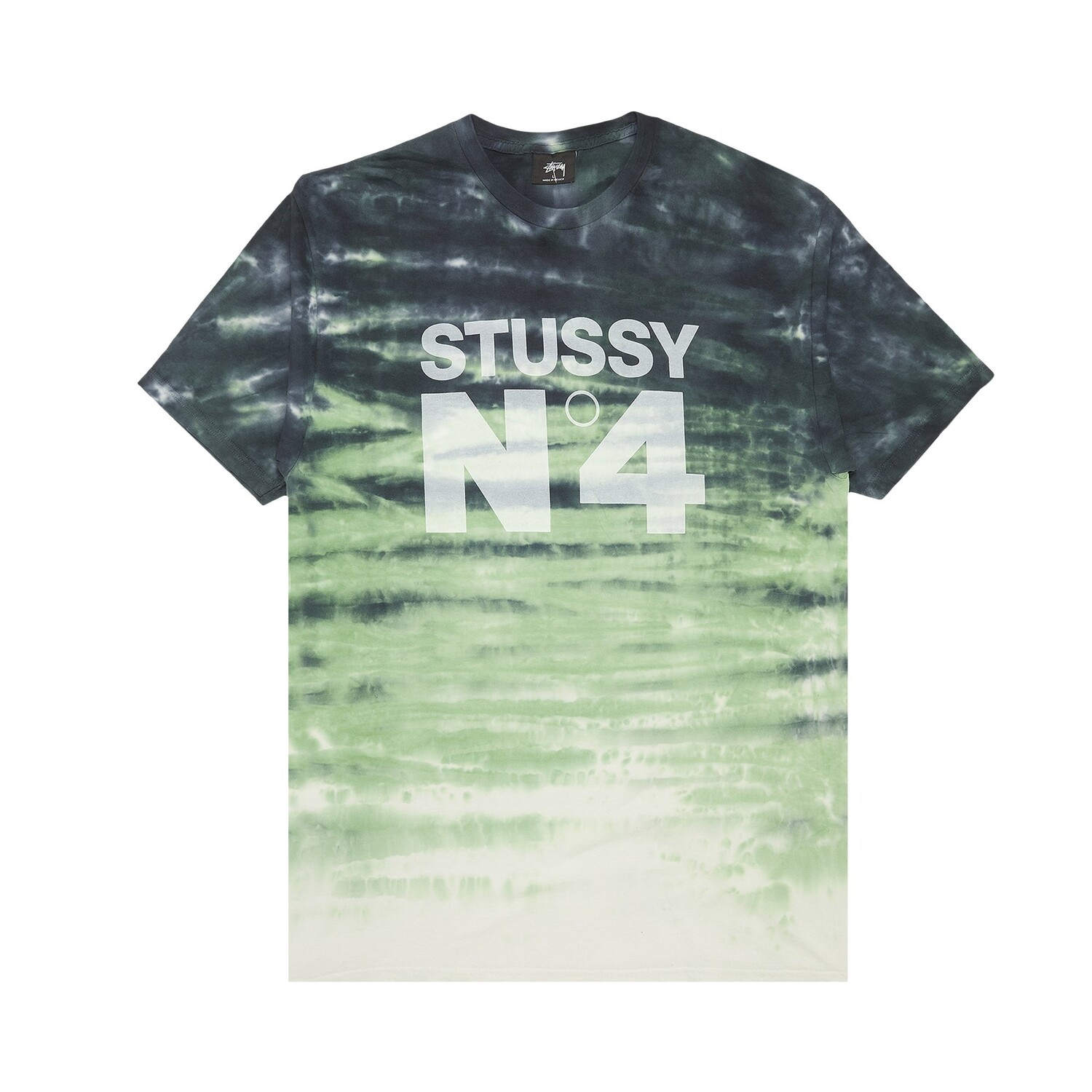 

Футболка Stussy No.4 Tie Dye, Зеленая, Зеленый