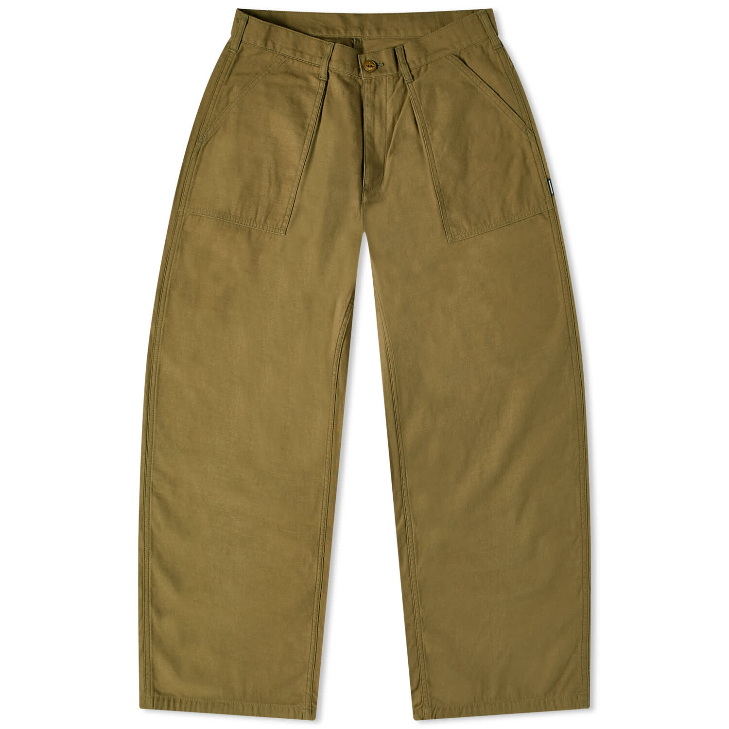 Брюки Neighborhood Wide Baker, цвет Olive Drab футболка neighborhood pigment dyed цвет olive drab