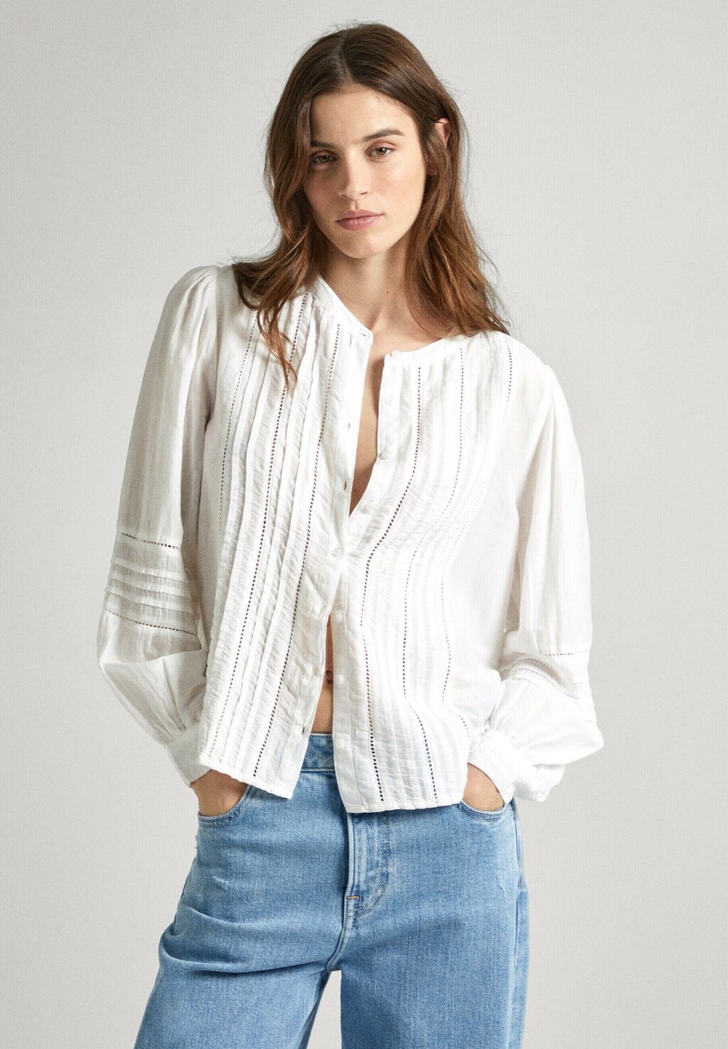 

Блузка CRISTINA Pepe Jeans, цвет white