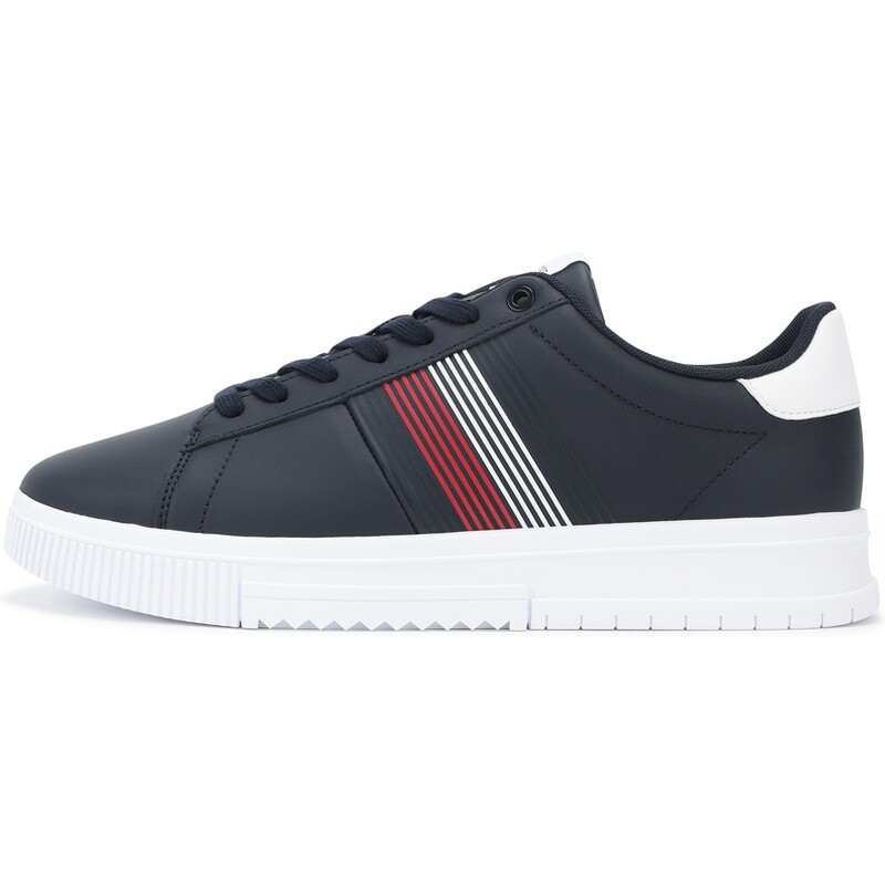 

Кроссовки Tommy Hilfiger Skateboarding Shoes Men Low-top Navy/red/white, синий