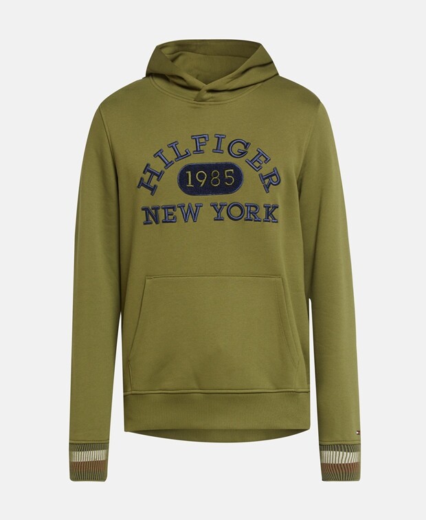 

Худи с капюшоном Tommy Hilfiger, темно-зеленый