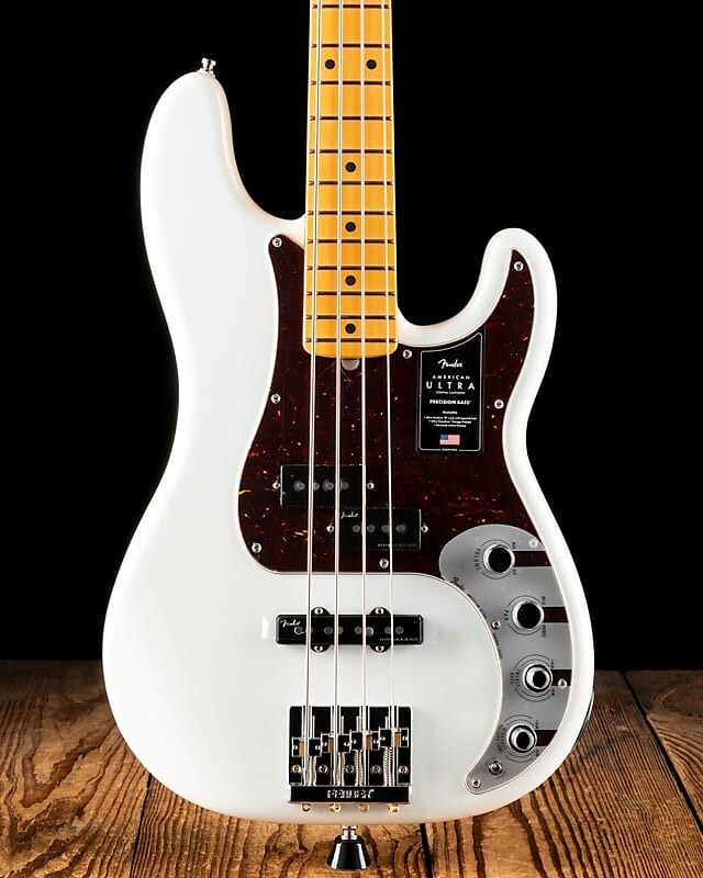 

Басс гитара Fender American Ultra Precision Bass - Arctic Pearl - Free Shipping