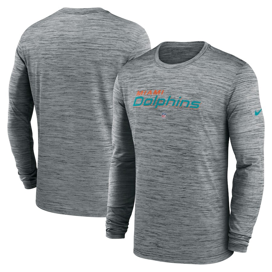 

Футболка с длинным рукавом Nike Miami Dolphins, серый