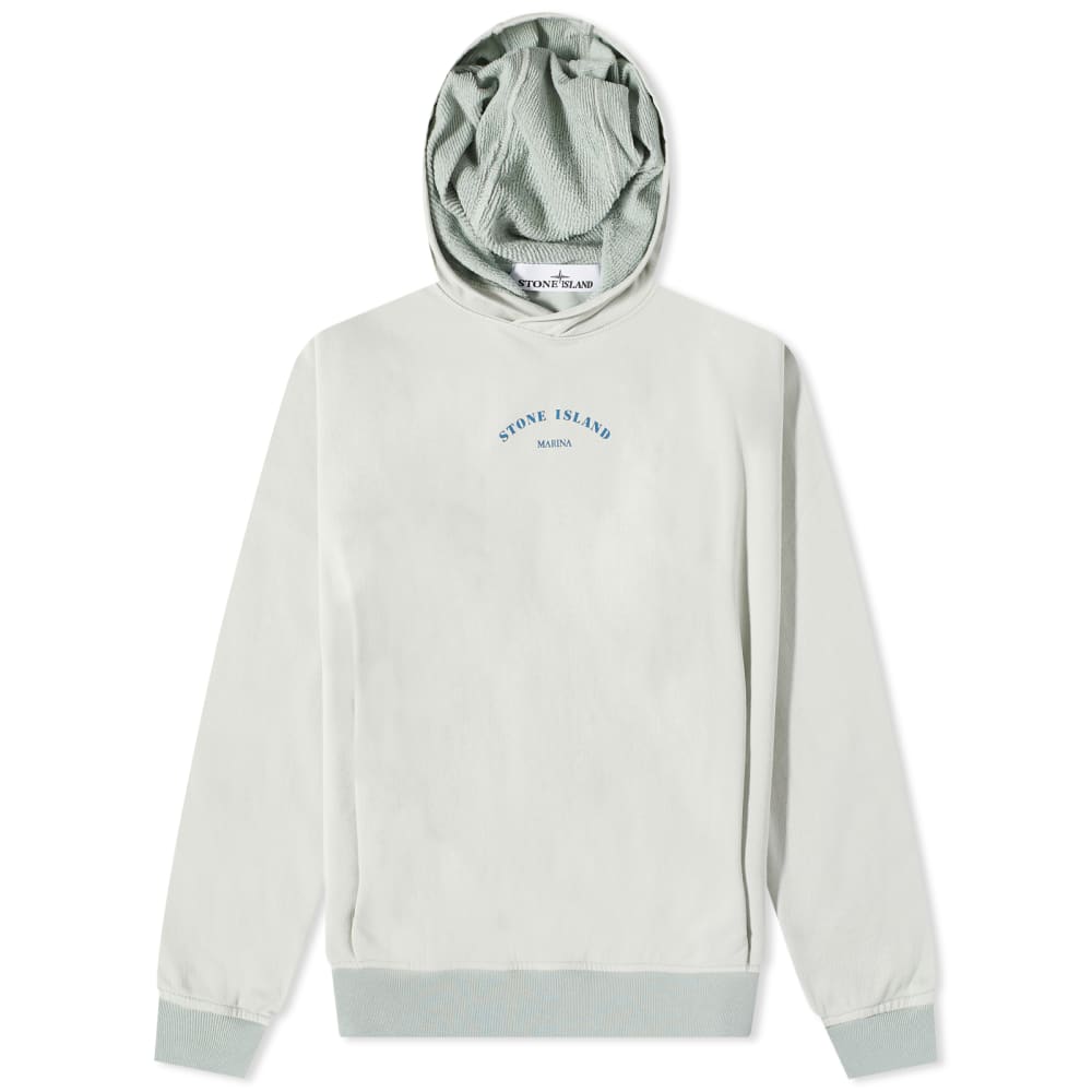 

Окрашенная толстовка с капюшоном Stone Island Marina Plated Popover