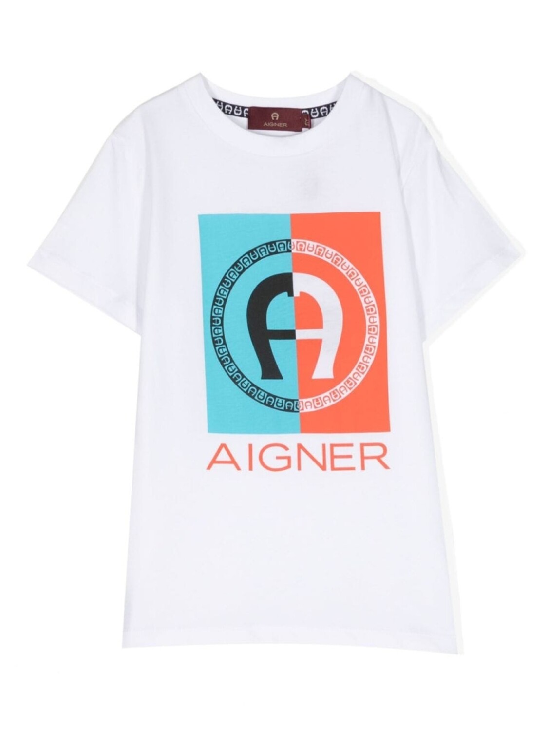 

Aigner Kids футболка с логотипом, белый