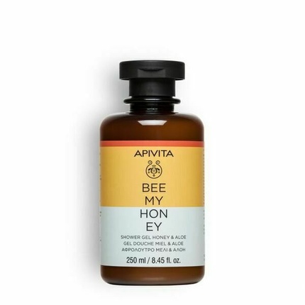 гель для душа apivita bee my honey 250 мл Гель для душа Bee My Honey с медом и алоэ 250мл, Apivita