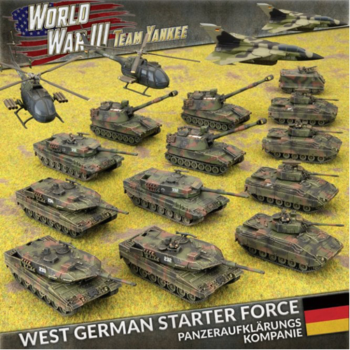 Фигурки West German Starter Force – Panzeraufklarungs Kompanie (Plastic) Gale Force Nine
