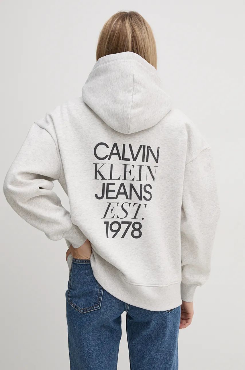 

Толстовка Calvin Klein Jeans, серый